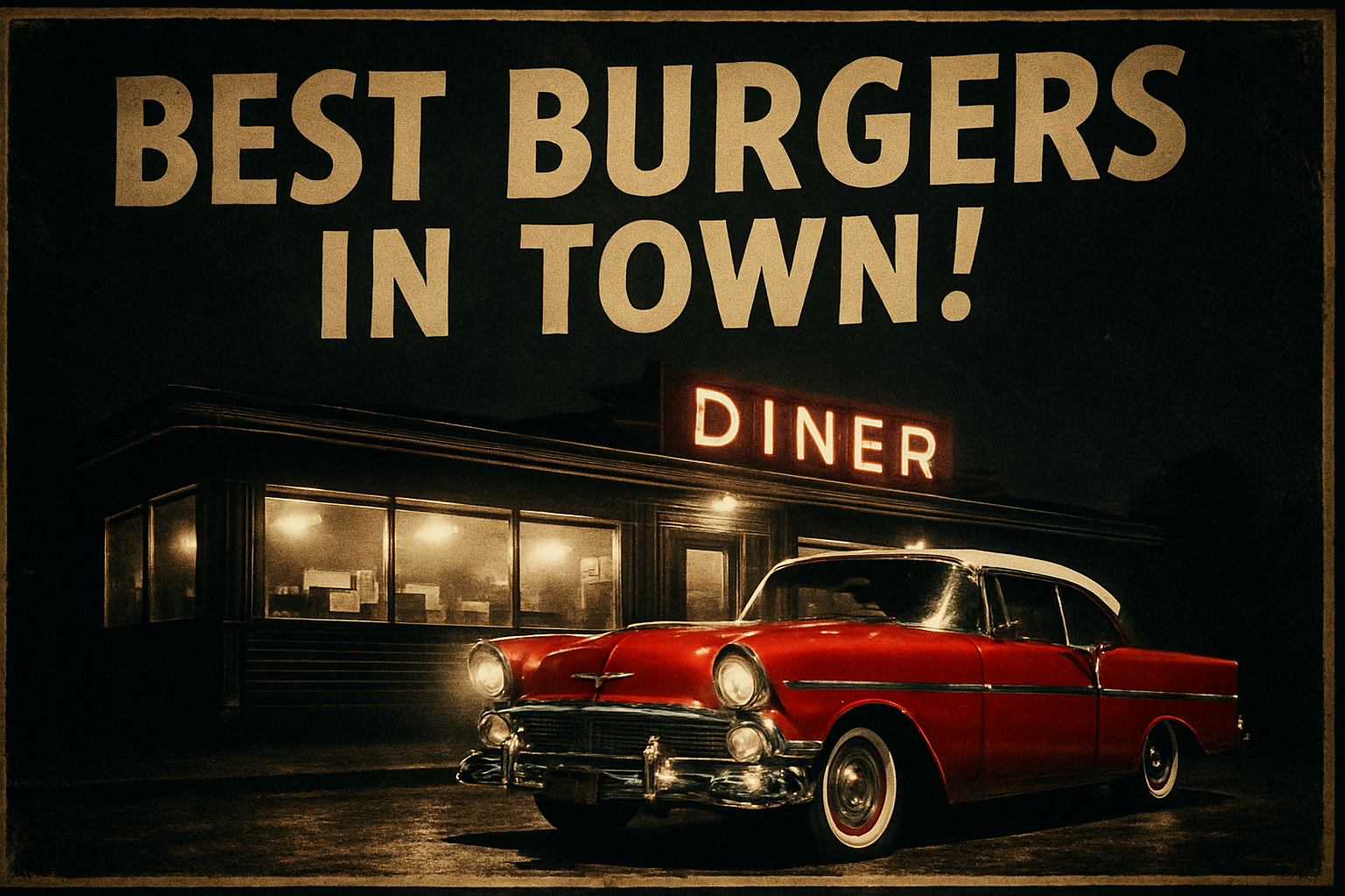Retro-Style Banner Ad