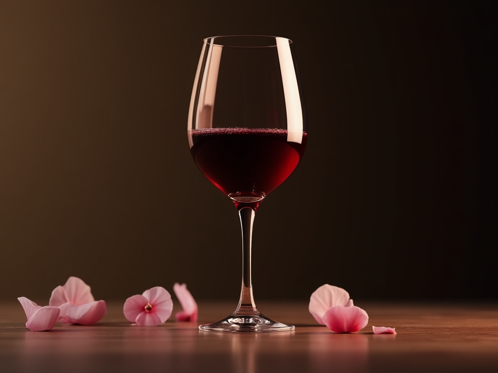 Burgundy Wine Glass