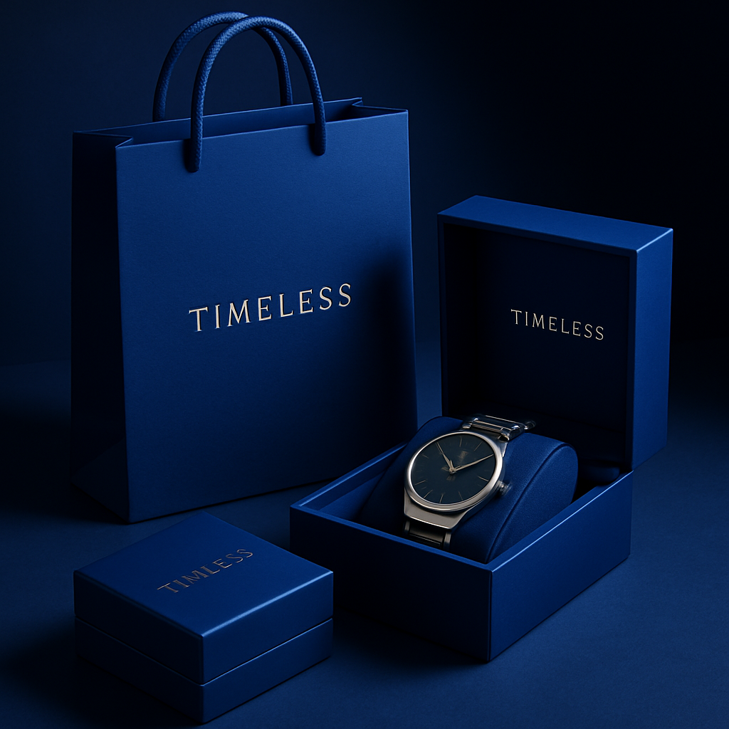 Cobalt Blue Product Packaging