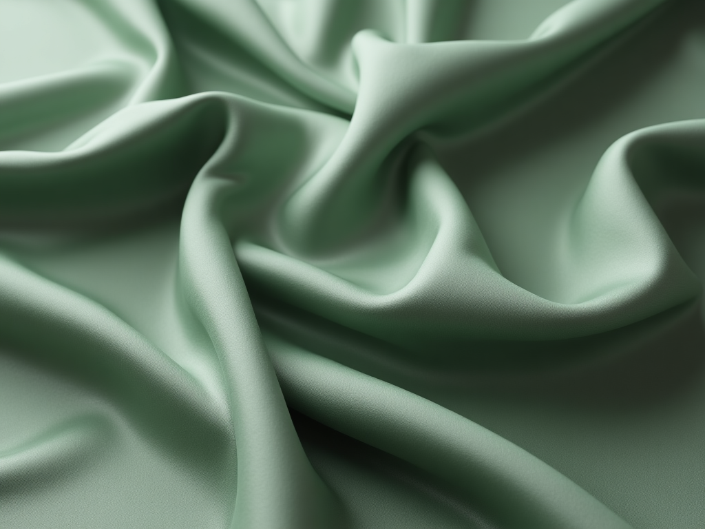 Sage Green Silk Fabric