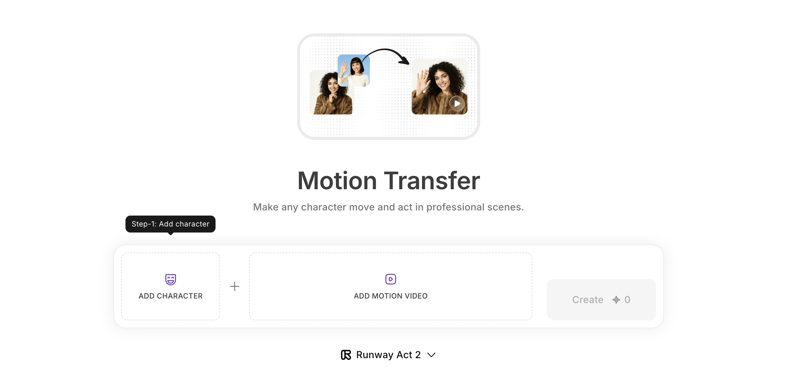 ImagineArt's Motion Transfer Powered by Runway Act 2