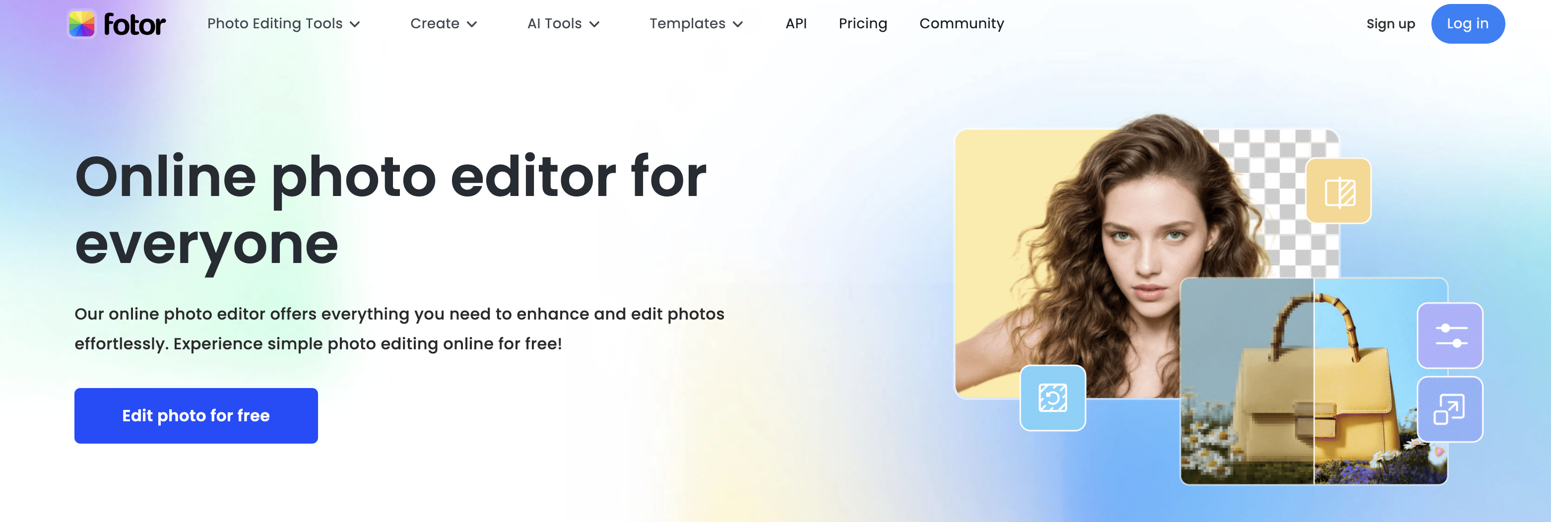 Online Photo Editor by Fotor