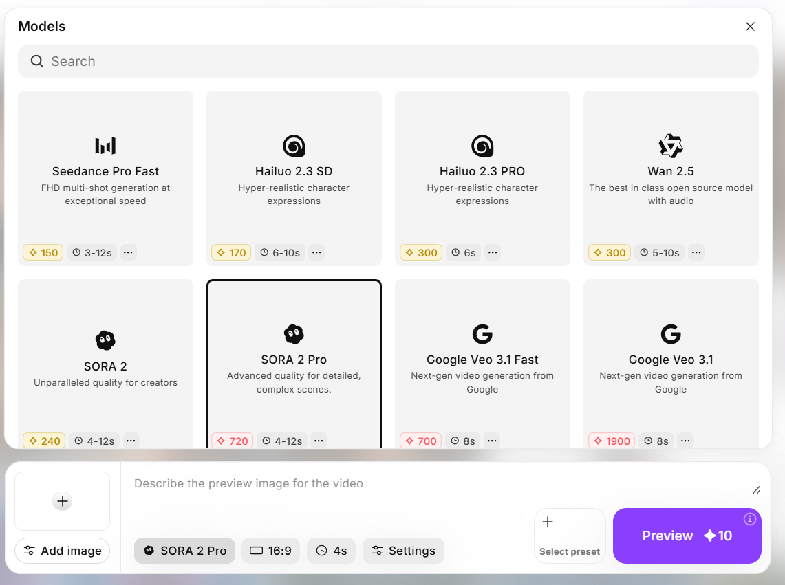 Sora 2 Pro on ImagineArt
