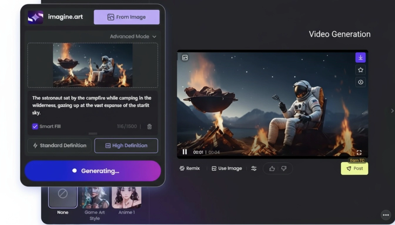ImagineArt’s All-in-One AI Video Generator – Access 15+ AI Models