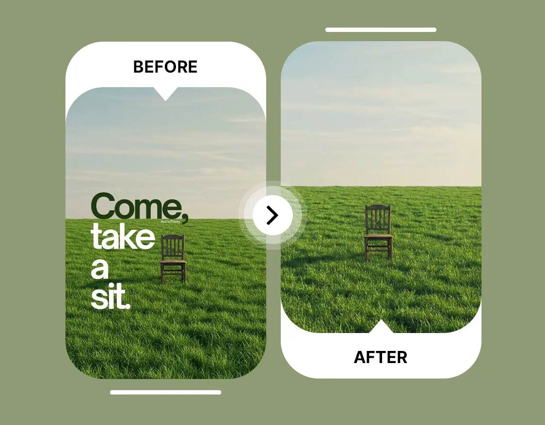 High-Resolution AI-Powered Text Removal Online