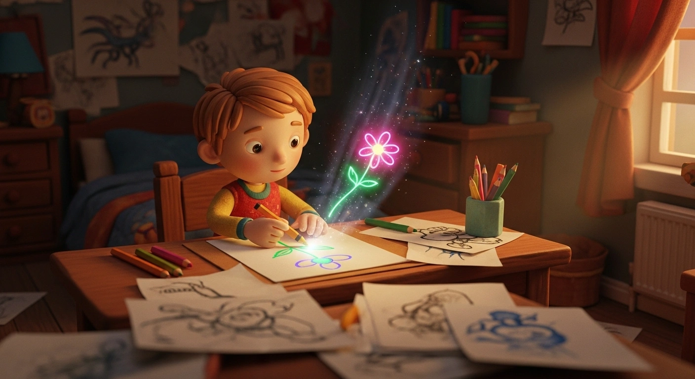 The Magic Crayon