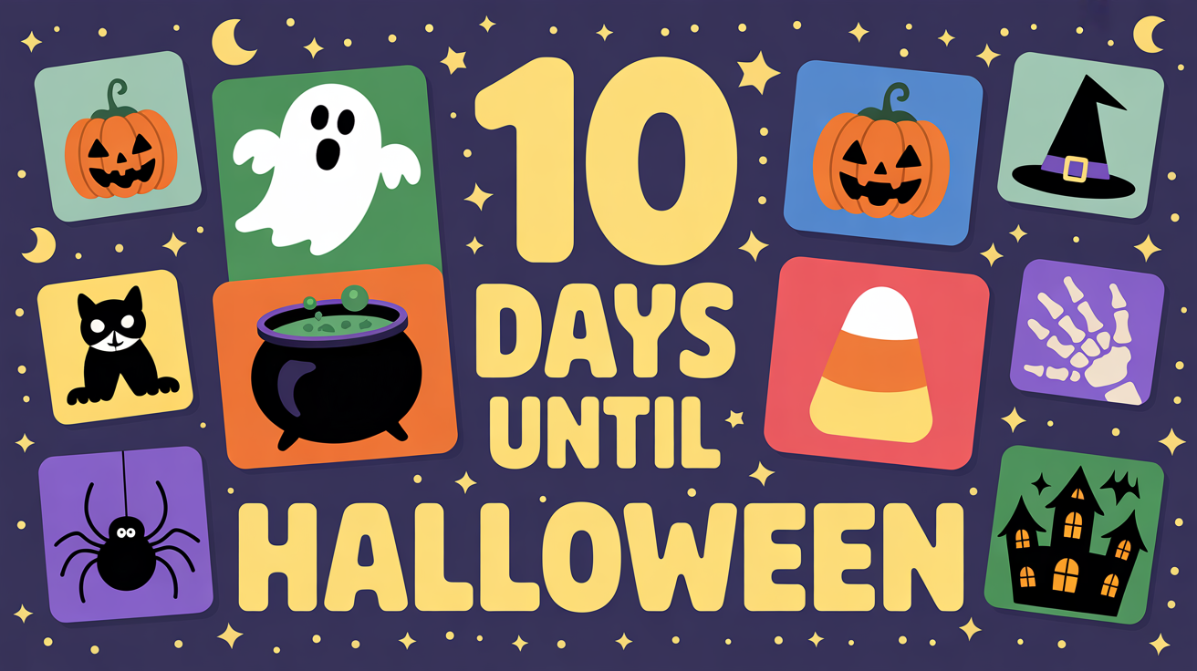 Halloween countdown generated by ImagineArt