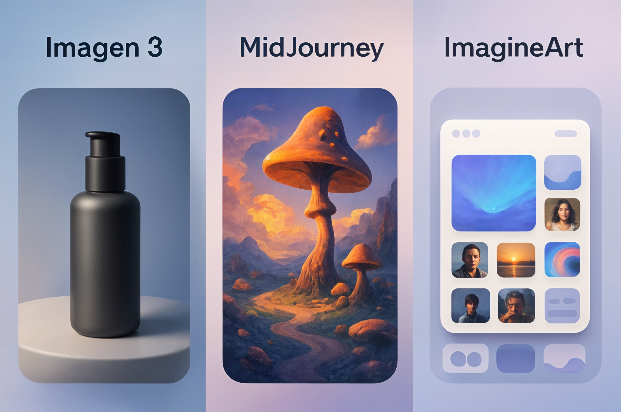 Imagen 3 vs MidJourney vs ImagineArt | Imagine Image Studio