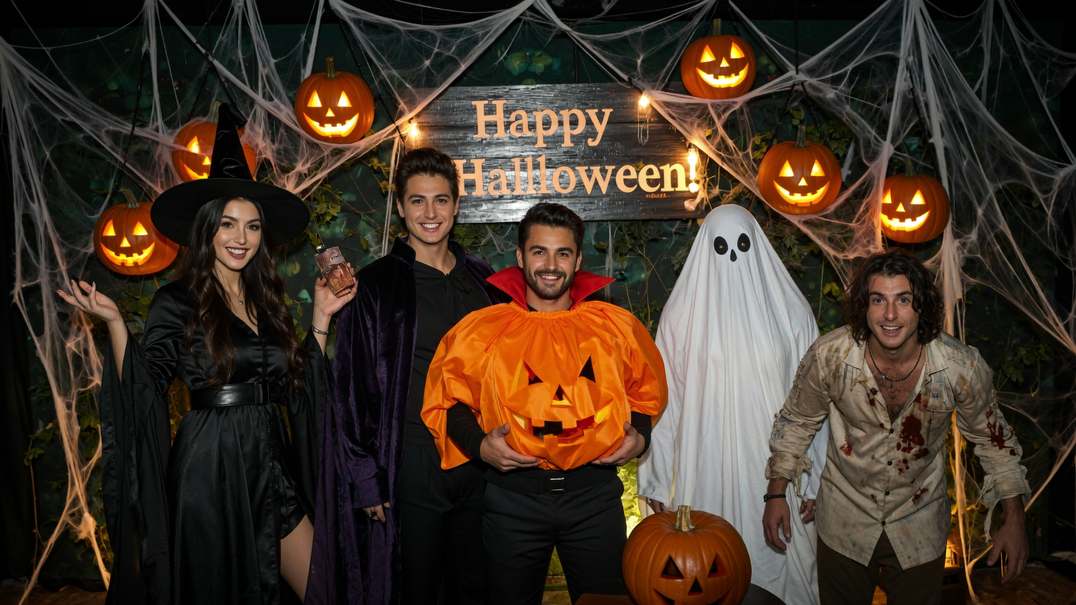 Halloween costume challenge generated by ImagineArt