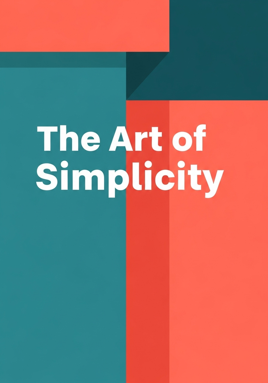 Flat design book cover generated on ImagineArt