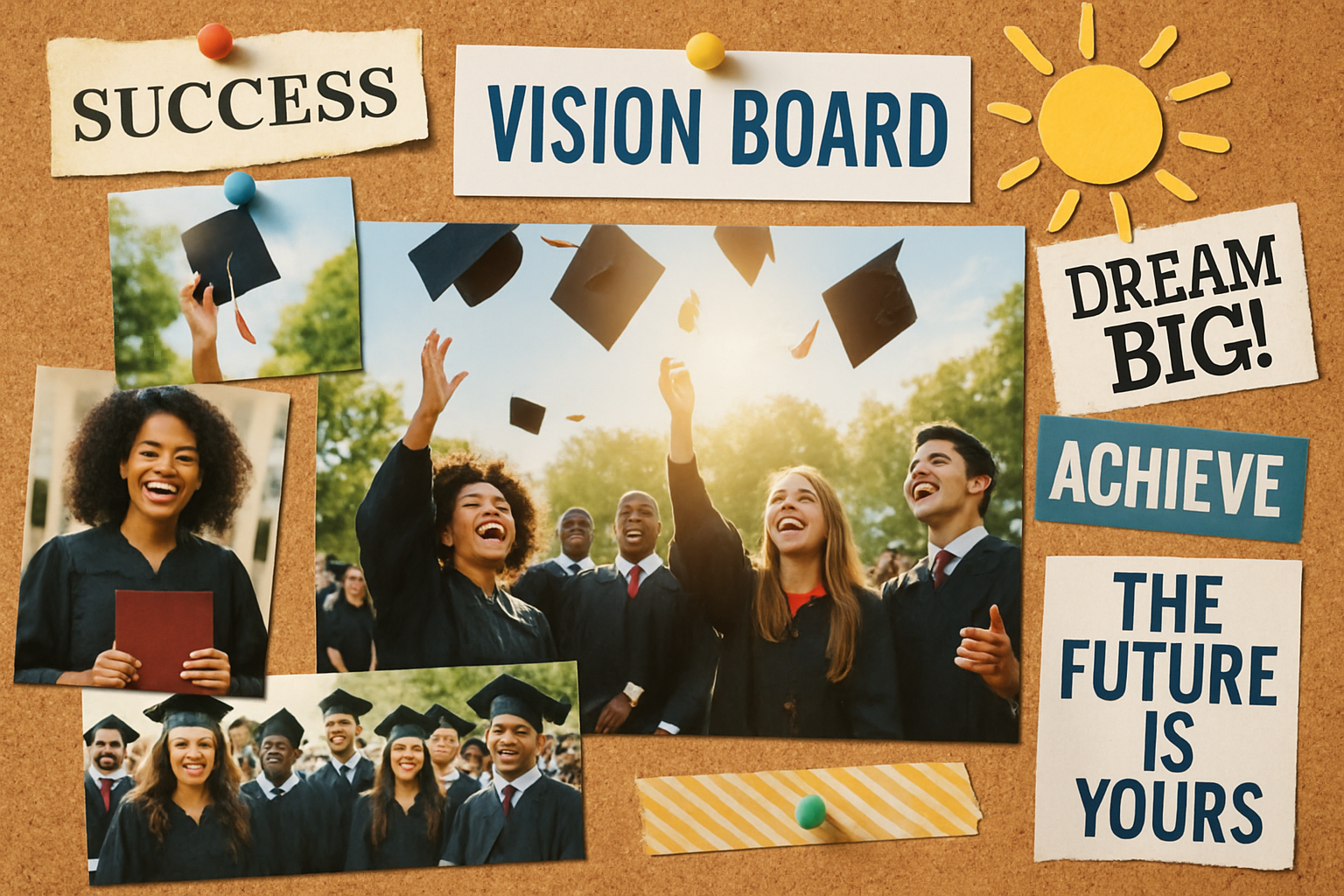 The goal to graduate genertaed by ImagineArt