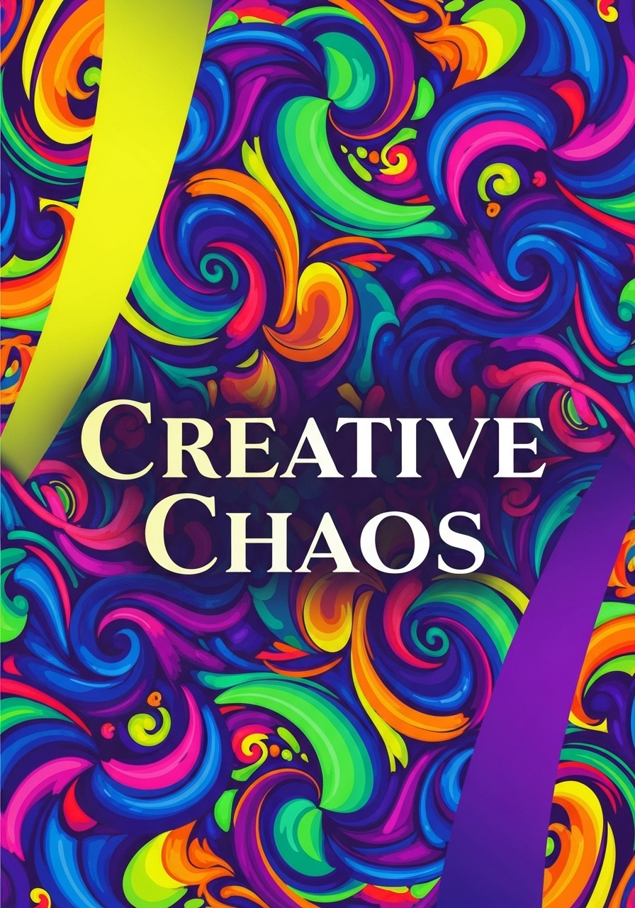 Abstract book cover design generated on ImagineArt
