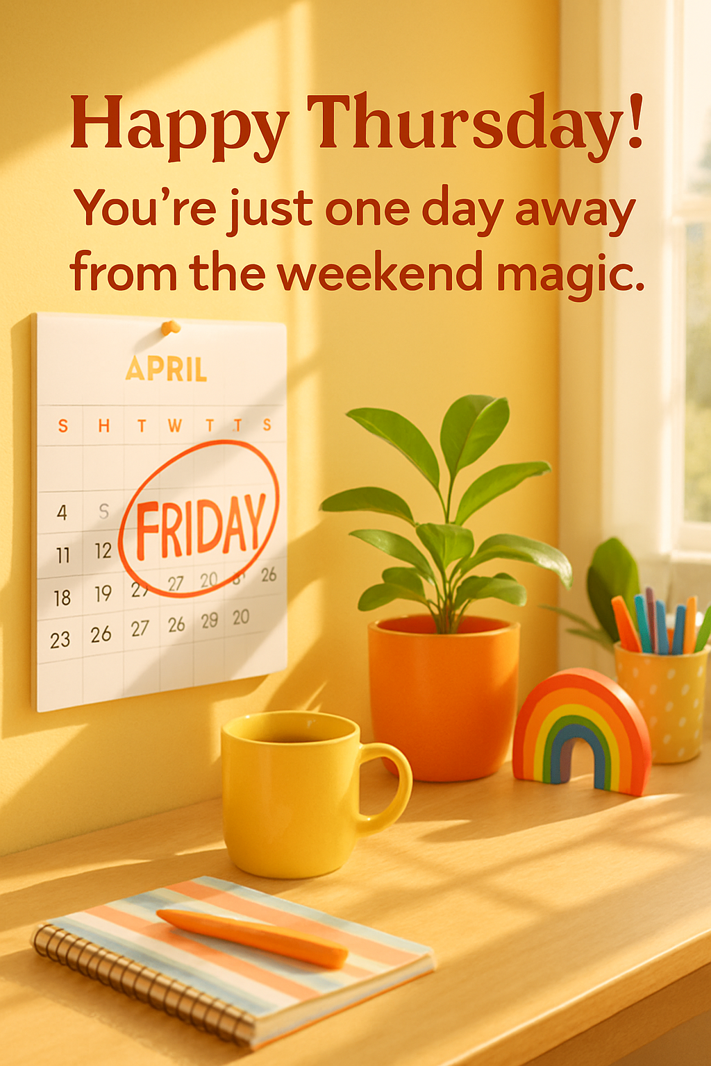 Thursday Quote 27 - Created with ImagineArt