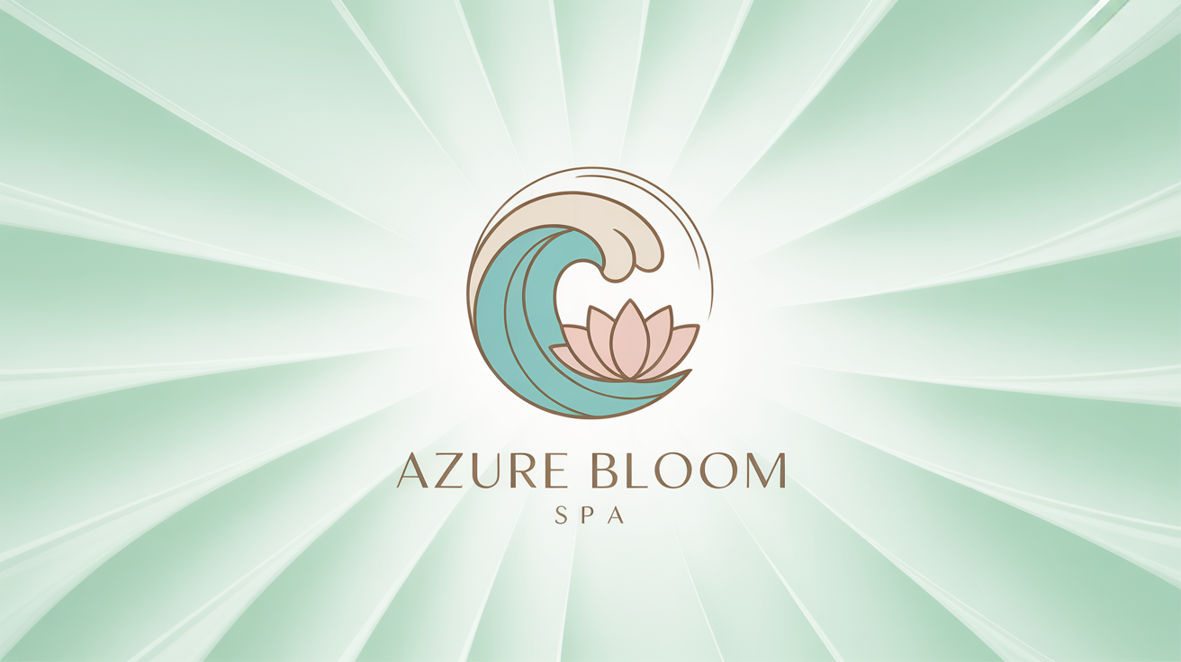 Wave-based logo design generated by ImagineArt