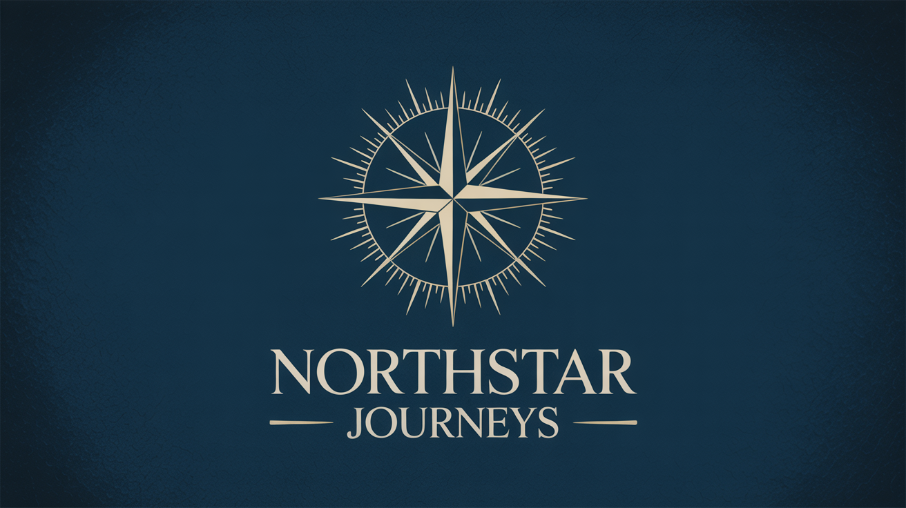 Compass-based logo design generated by ImagineArt