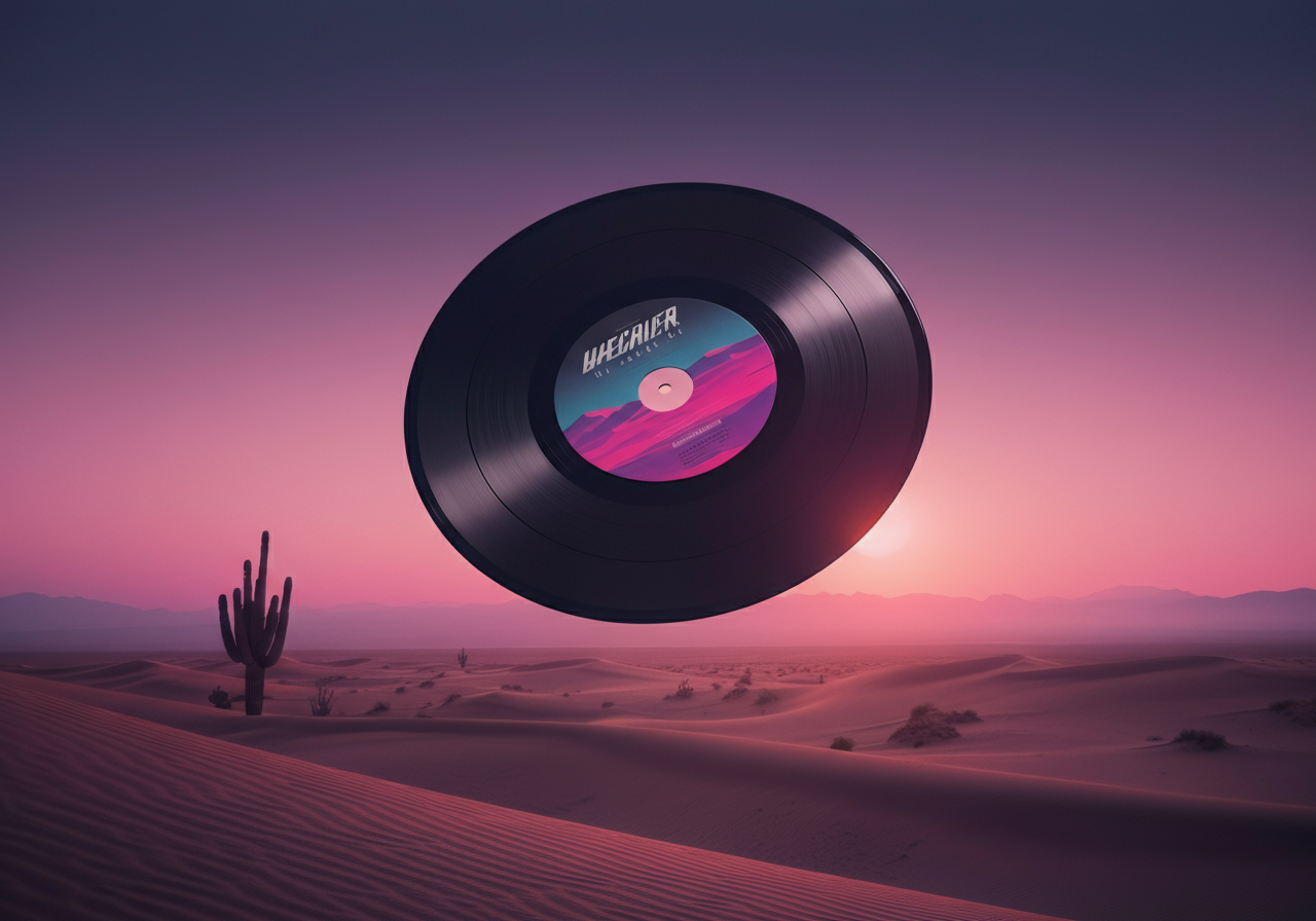 AI-generated album cover created on ImagineArt