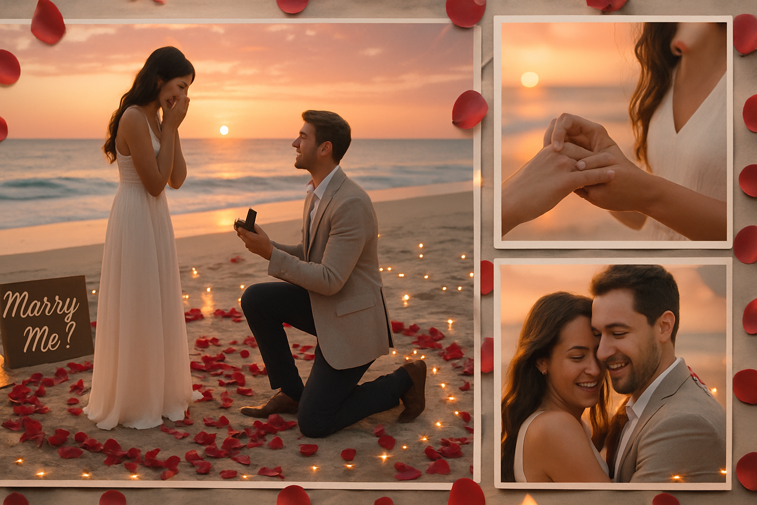 A dreamy proposal generated by ImagineArt