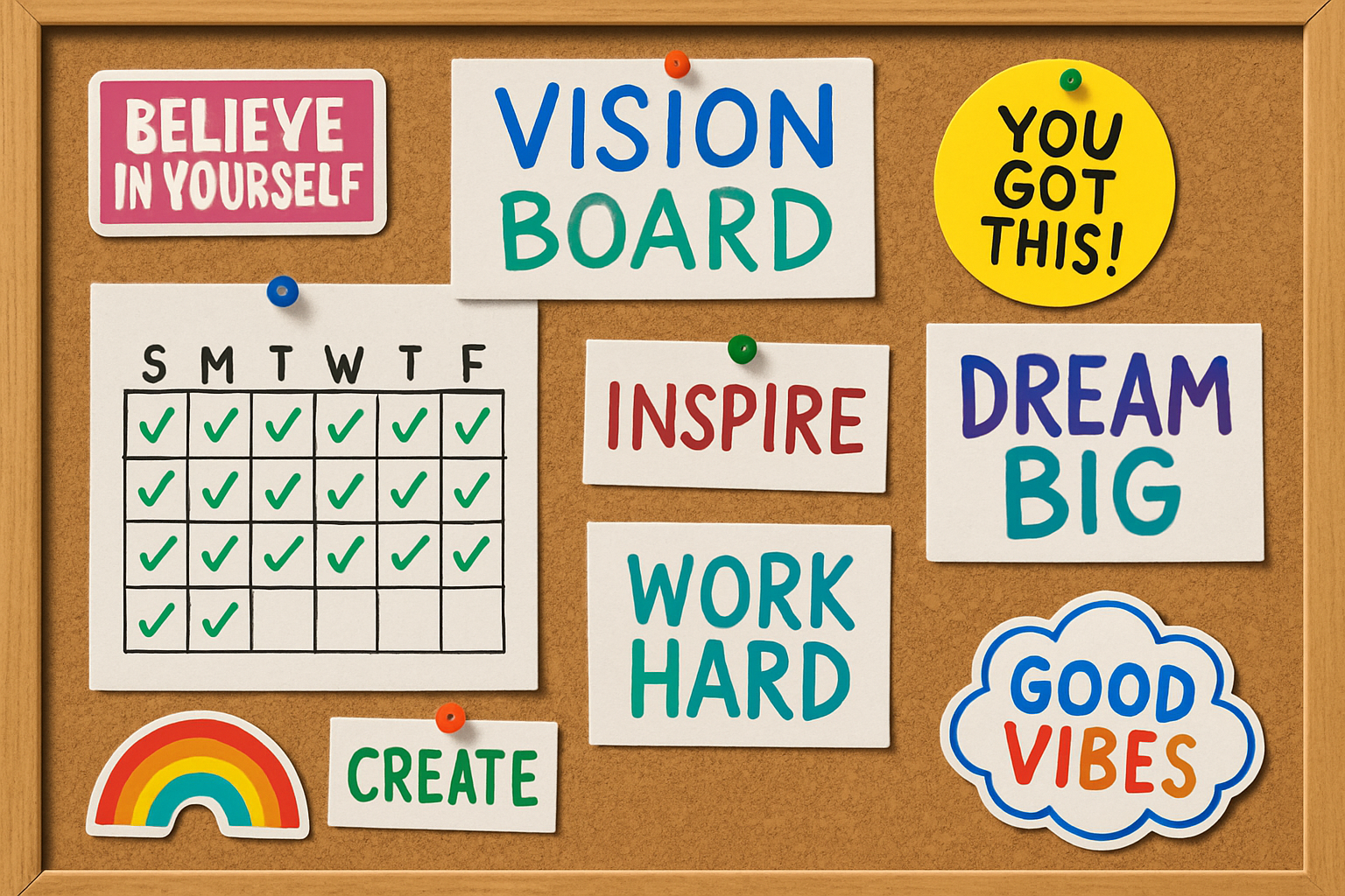 A milestone vision board idea generated by ImagineArt