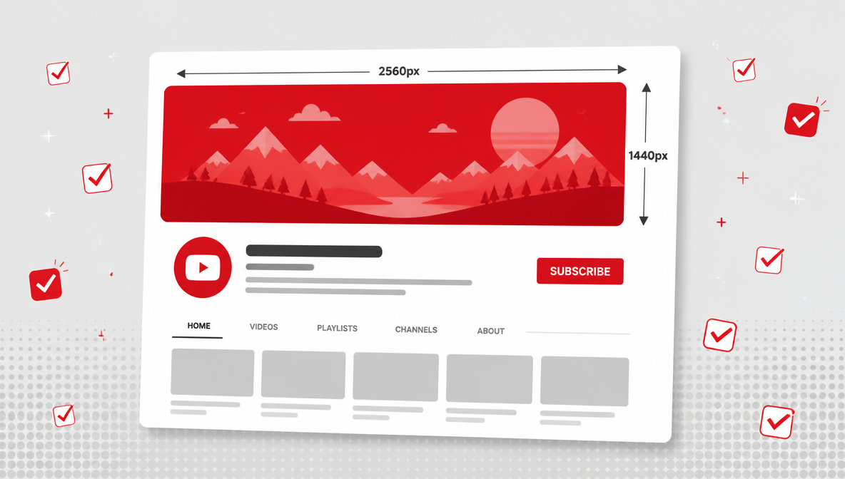 YouTube Banner Size: Channel Art Dimensions for Every Device (2026)