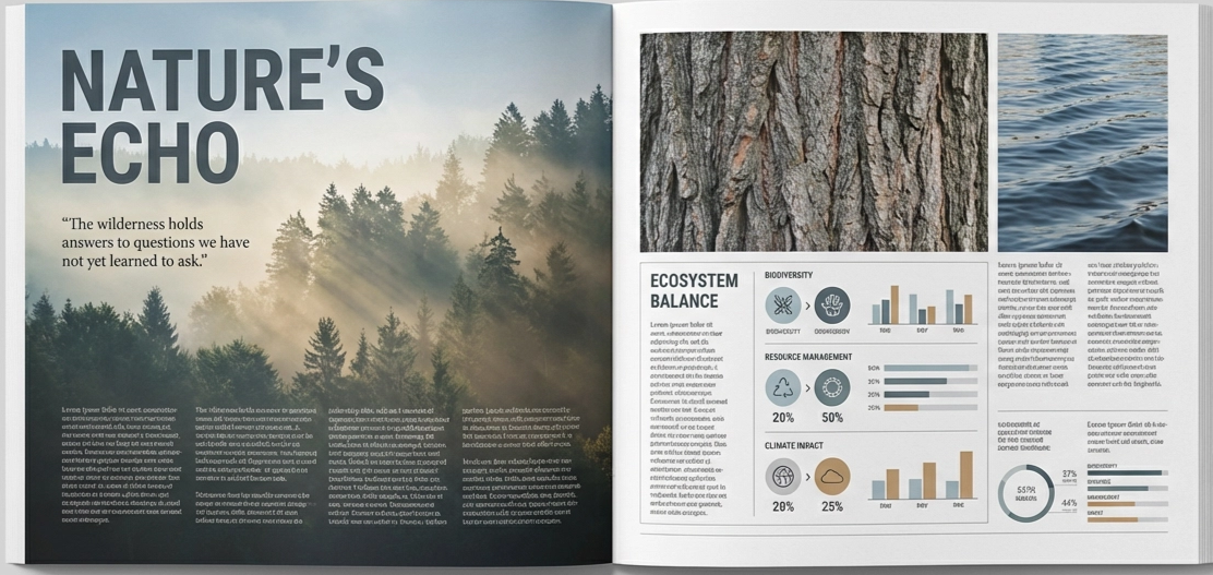 Sample print layout design generated by ImagineArt AI Image Generator