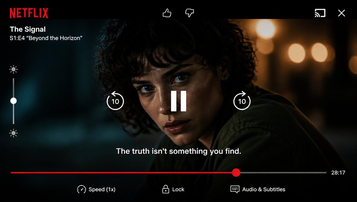Netflix-style captions