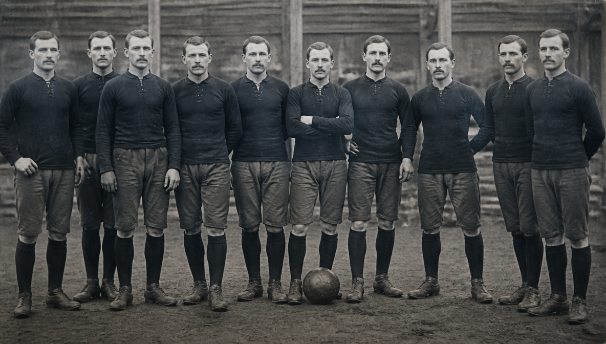 Vintage football kit design generated by ImagineArt AI image generator