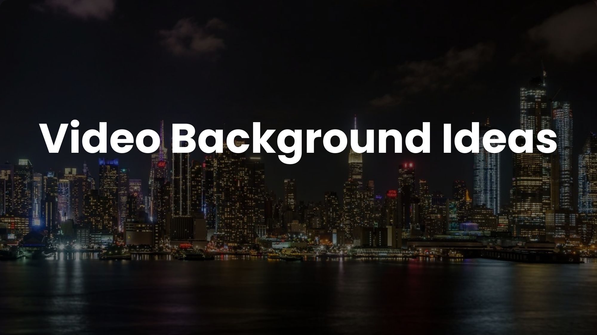 28 Video Background Ideas for Professional, Social & Marketing Videos