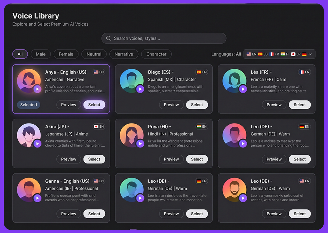 ImagineArt's AI composes a complete song around your prompt — melody, rhythm, instrumentation, and vocals if you want them. Your track is ready in seconds, not sessions.
