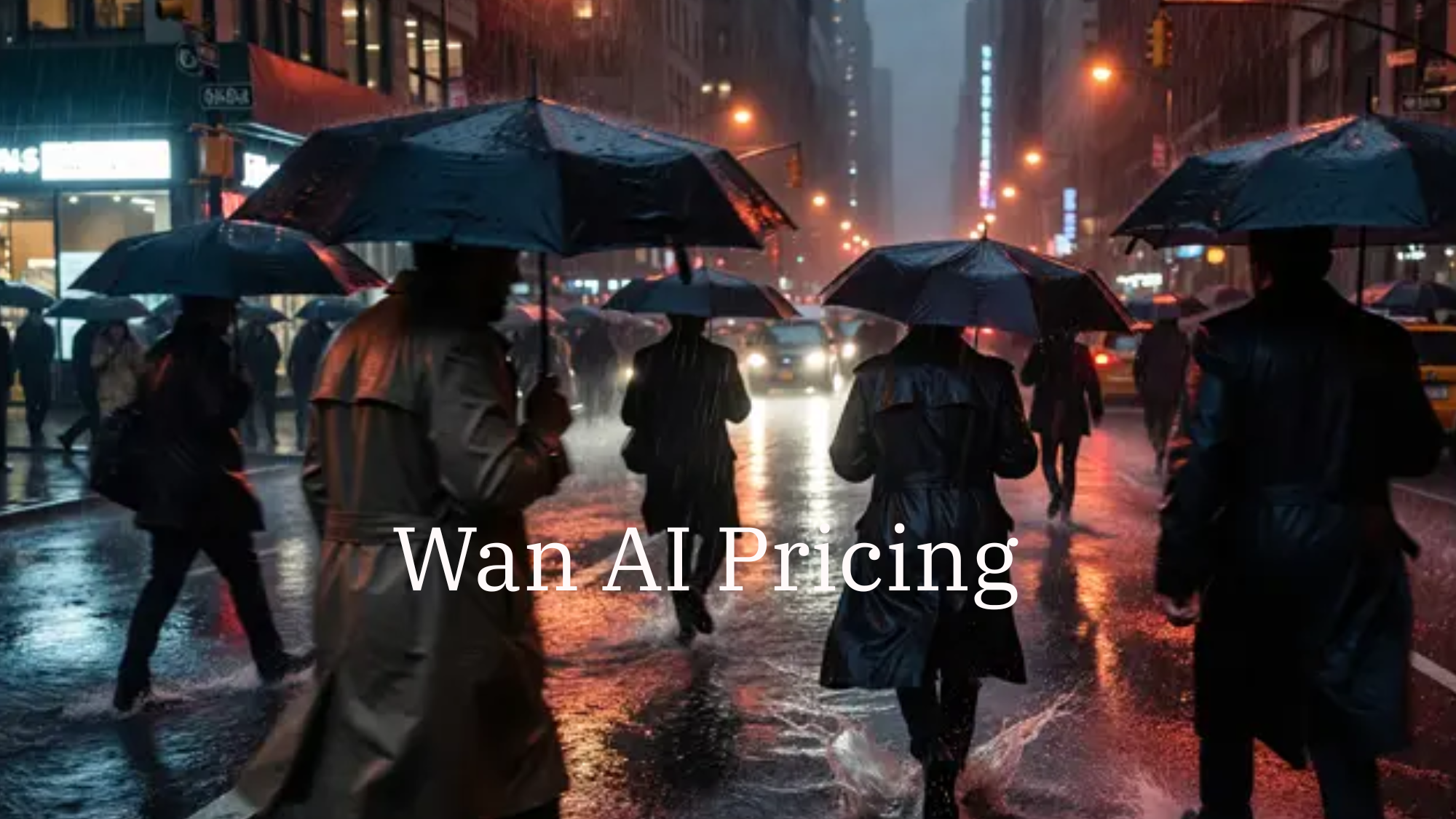  Wan AI Pricing Guide: Wan 2.2, 2.5 & 2.6