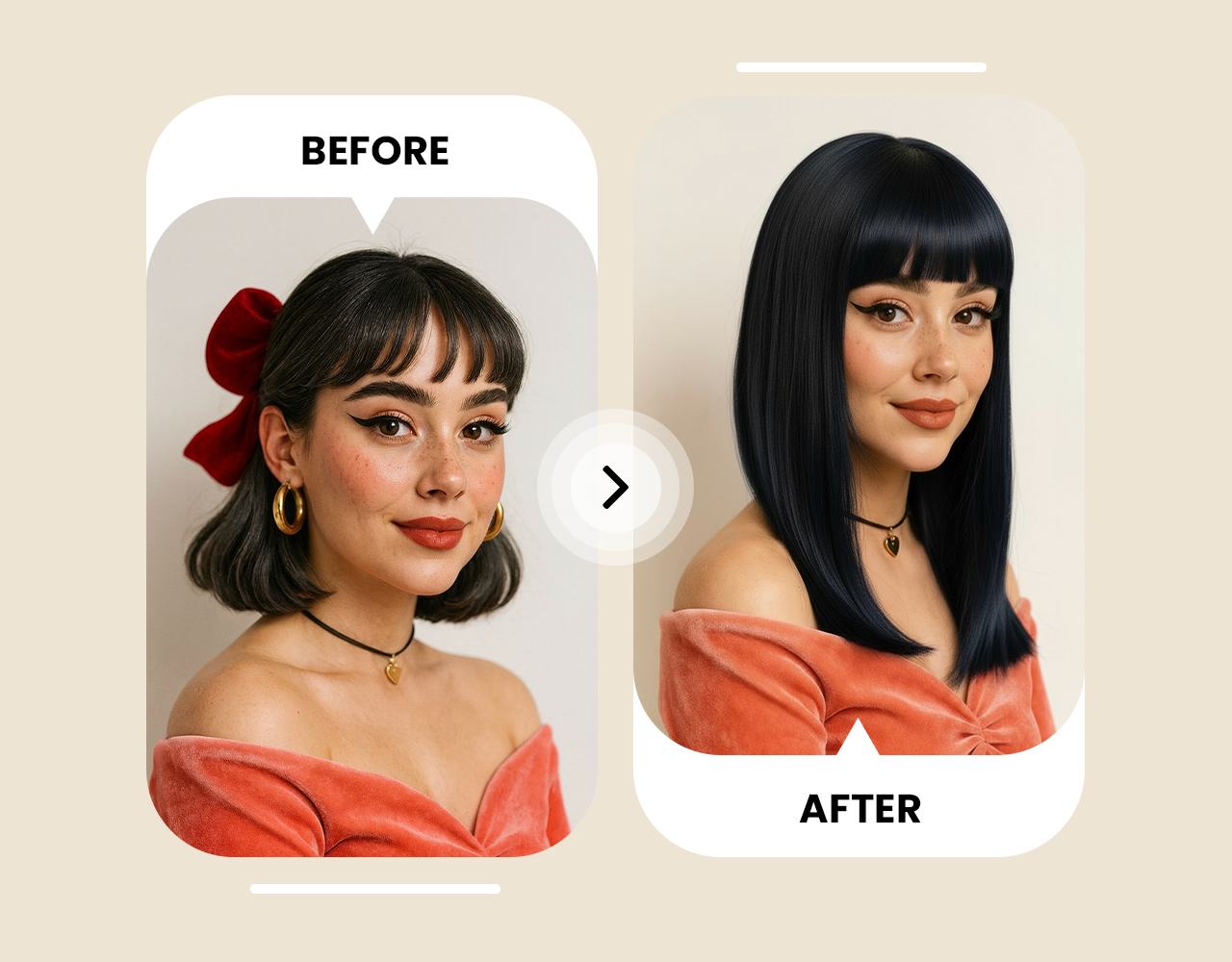 Hyper-Realistic AI Hairstyle Changer