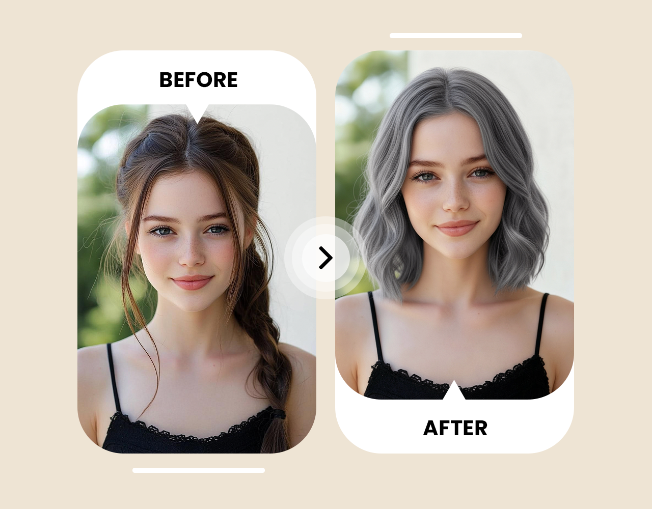 Unlimited Experimentation With AI Hairstyle Changer