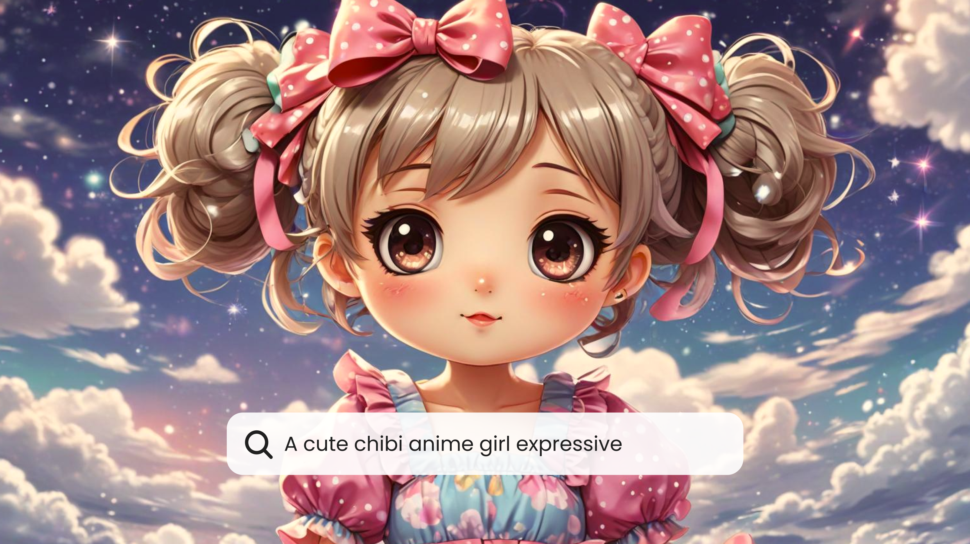 Anime AI girl created with an AI generator, featuring a vibrant and detailed anime-style character in digital art.