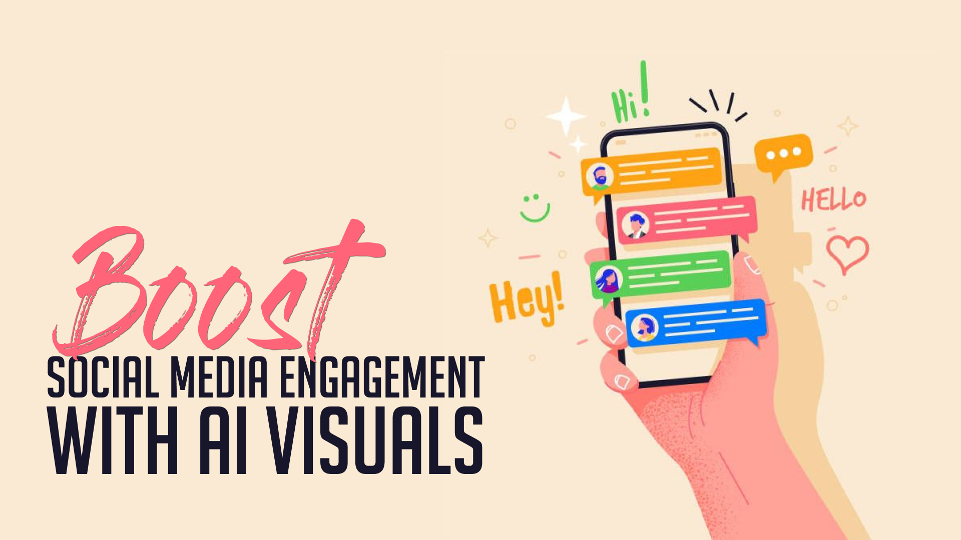 Boosting Social Media Engagement with AI-Generated Visuals
