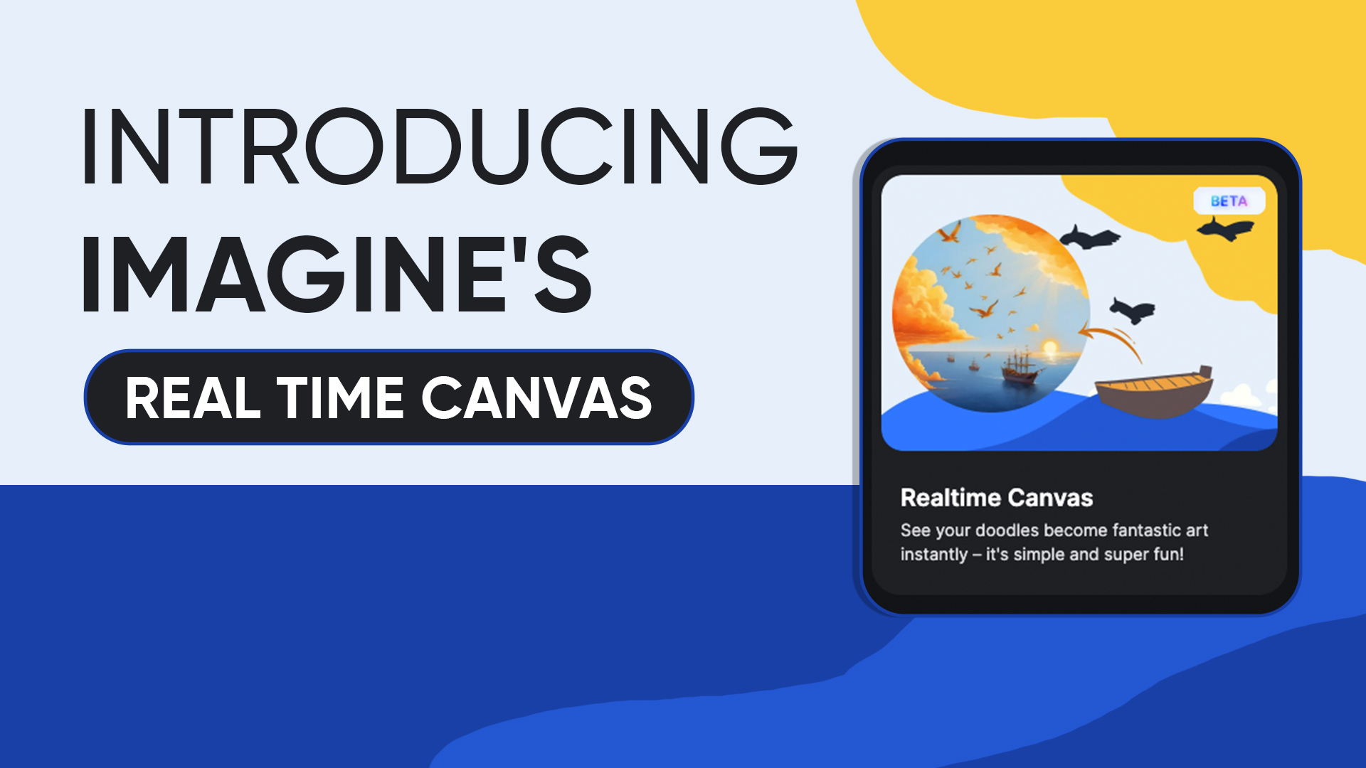 Introducing Imagine's Realtime Canvas; Ideate!     