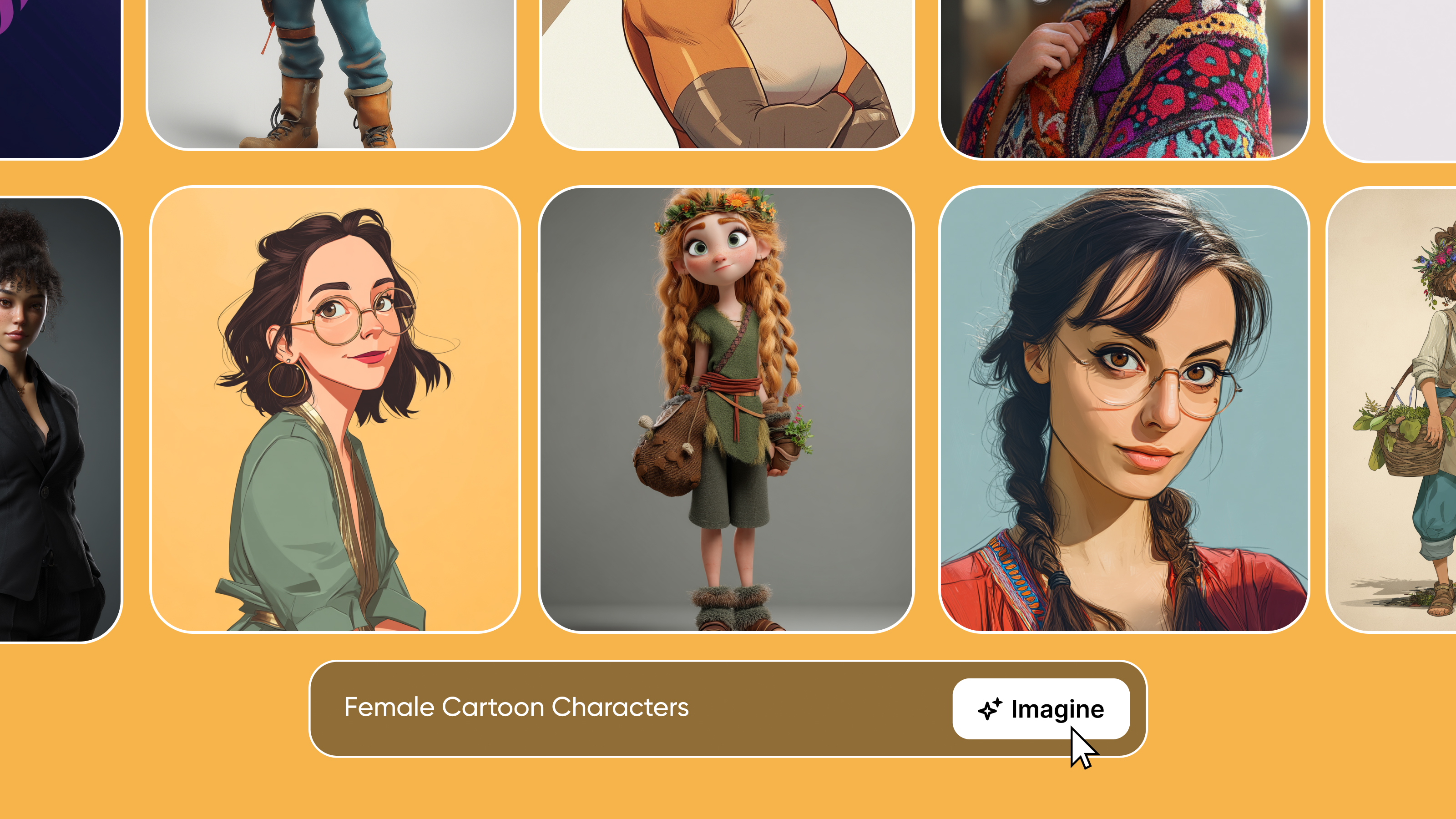 15 Female Cartoon Characters for Your Next Masterpiece | ImagineArt