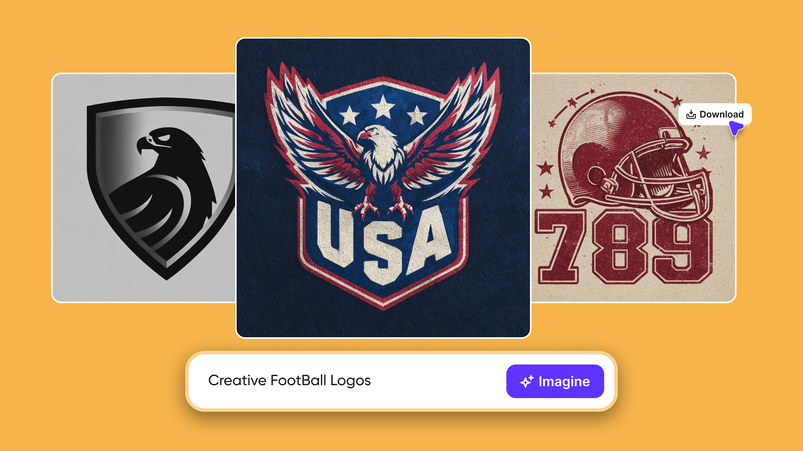 Football Logo Design Guide with Ideas, Styles and Prompts | ImagineArt