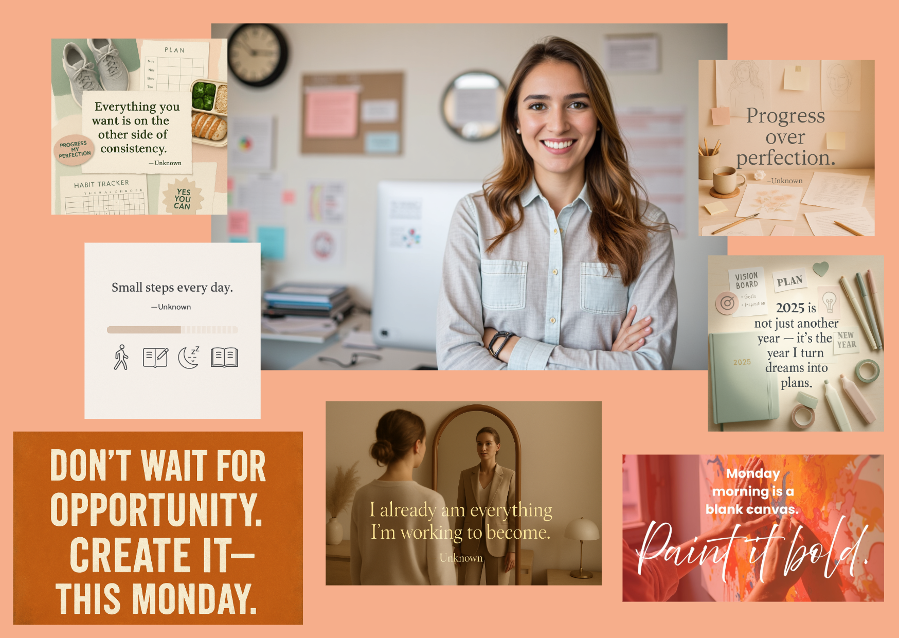 A vision board idea generated by ImagineArt