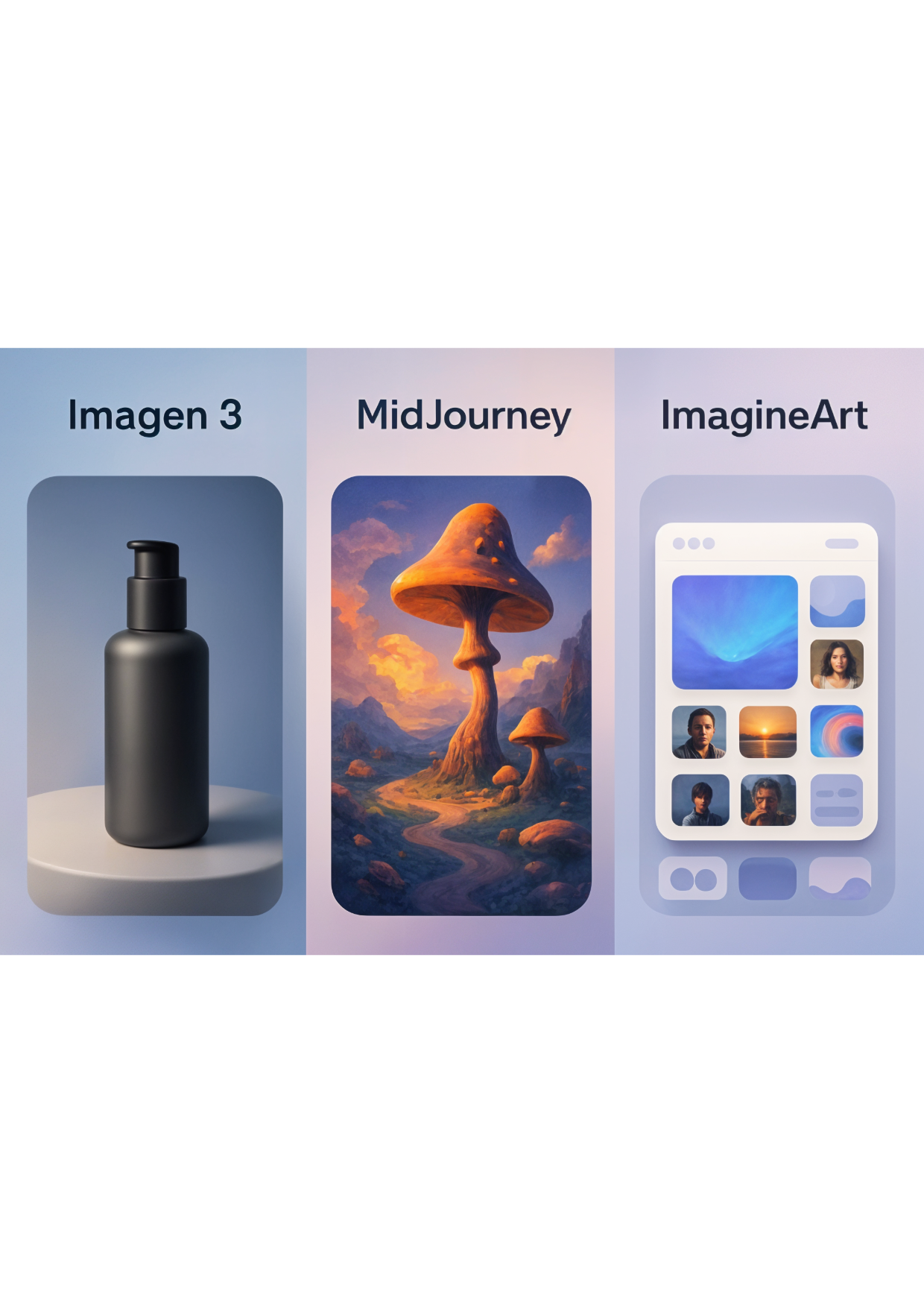 Imagen 3 vs MidJourney vs ImagineArt | Imagine Image Studio