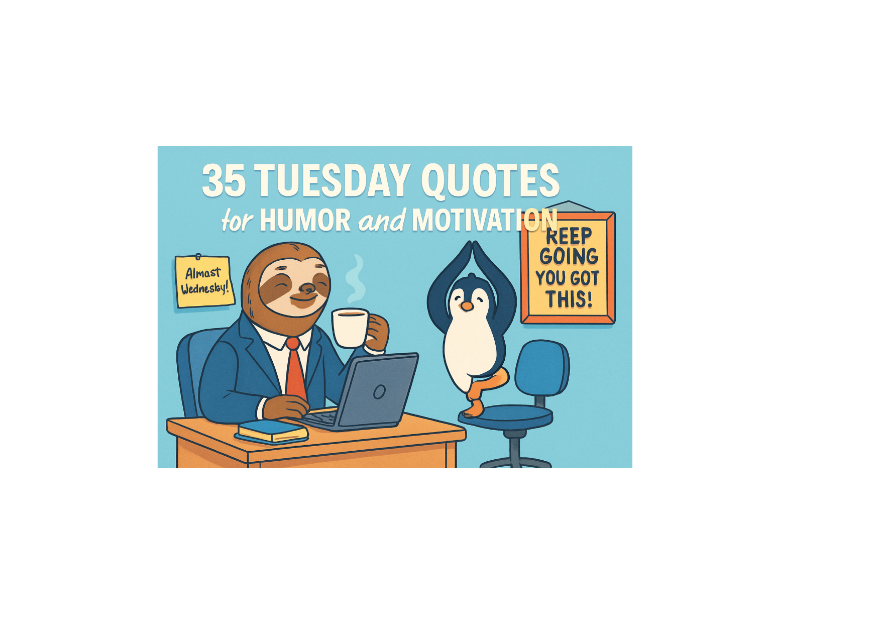 35 Tuesday Quotes for Humor and Motivation | ImagineArt