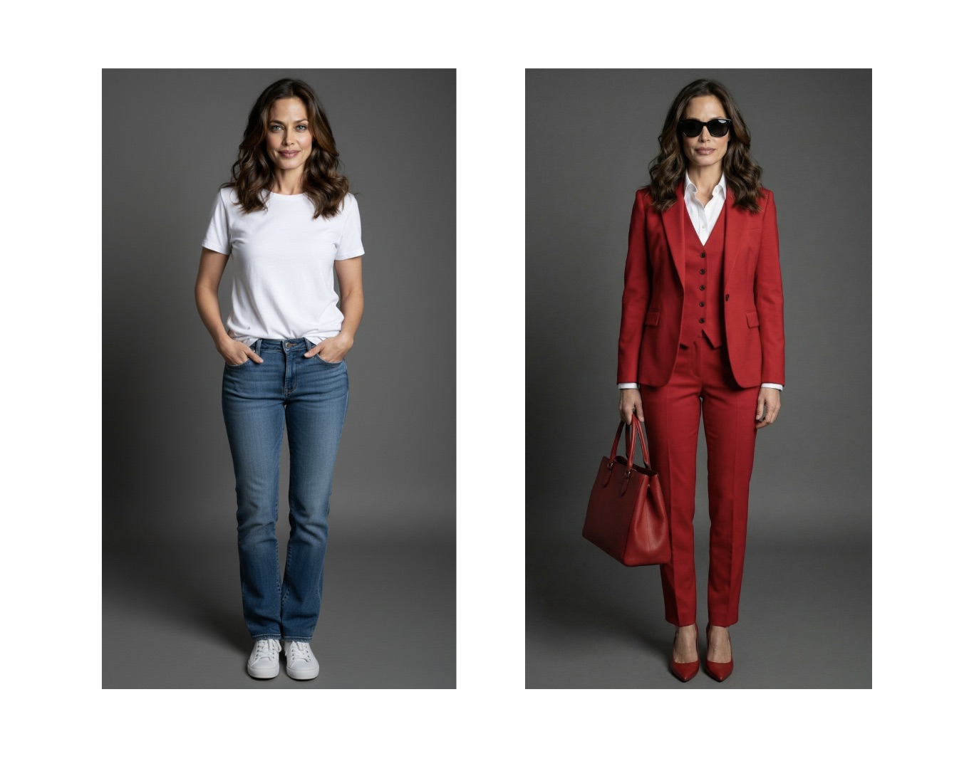 Virtual try-on image generated by Nano Banana Pro on ImagineArt