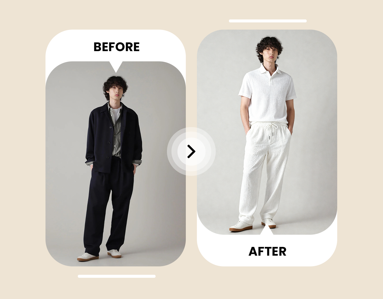 Create Social Media Looks with AI Clothes Changer